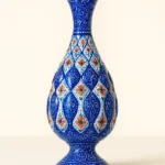 گلدان مینا کاری دست‌ساز