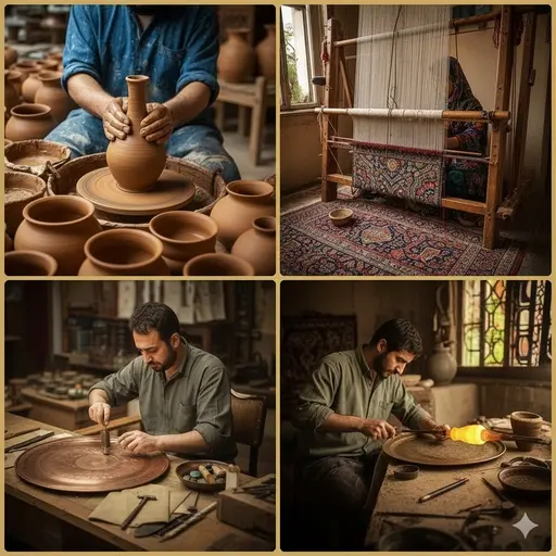 صنایع دستی ومحصولات سنتی ایران