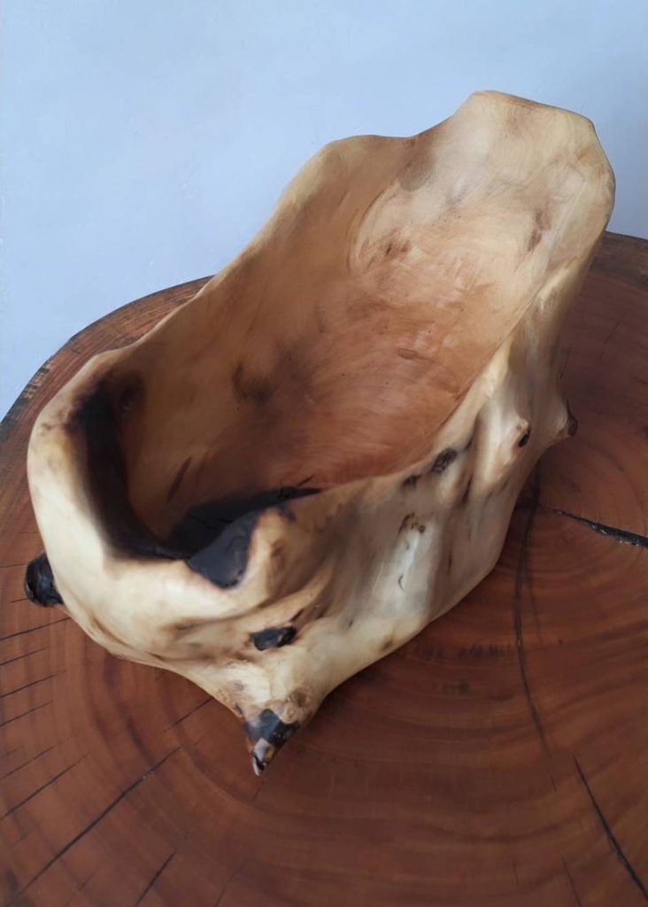 سبد میوه چوبی تزیینی